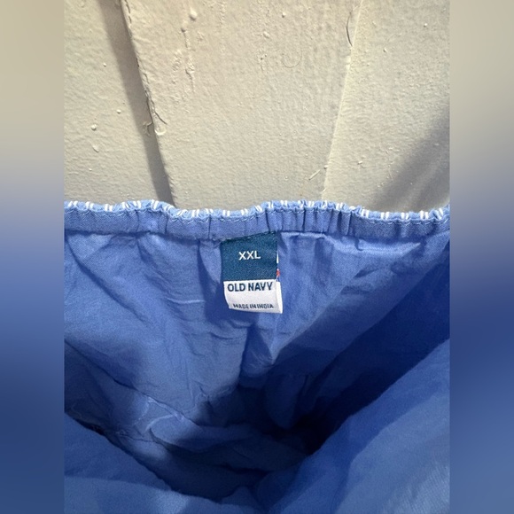 NWT Old Navy XXL Light Blue/White Striped Cotton Midi Dress - Picture 8 of 10